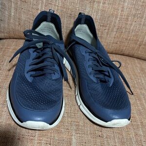 Johnston & Murphy Men's Navy Blue Memory Foam Smart Degree Sneakers Sz 11